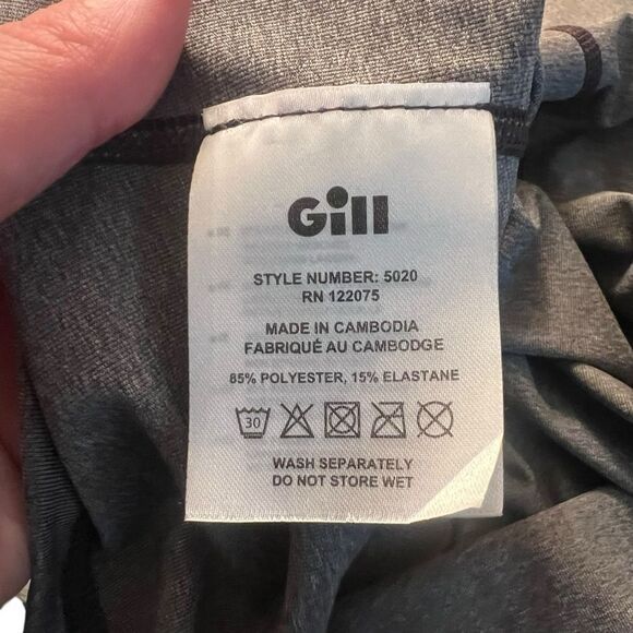 NWT! Gill grey men’s long sleeve rash guard. Size xs - Picture 5 of 8